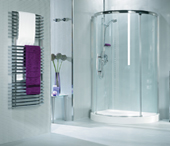 Roman Curved Glass Shower